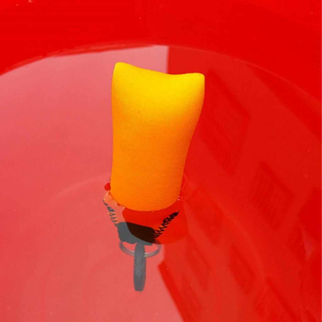 2pcs Rectangle Neoprene 14cm Floating Keyring for Boating Yachting Swimming