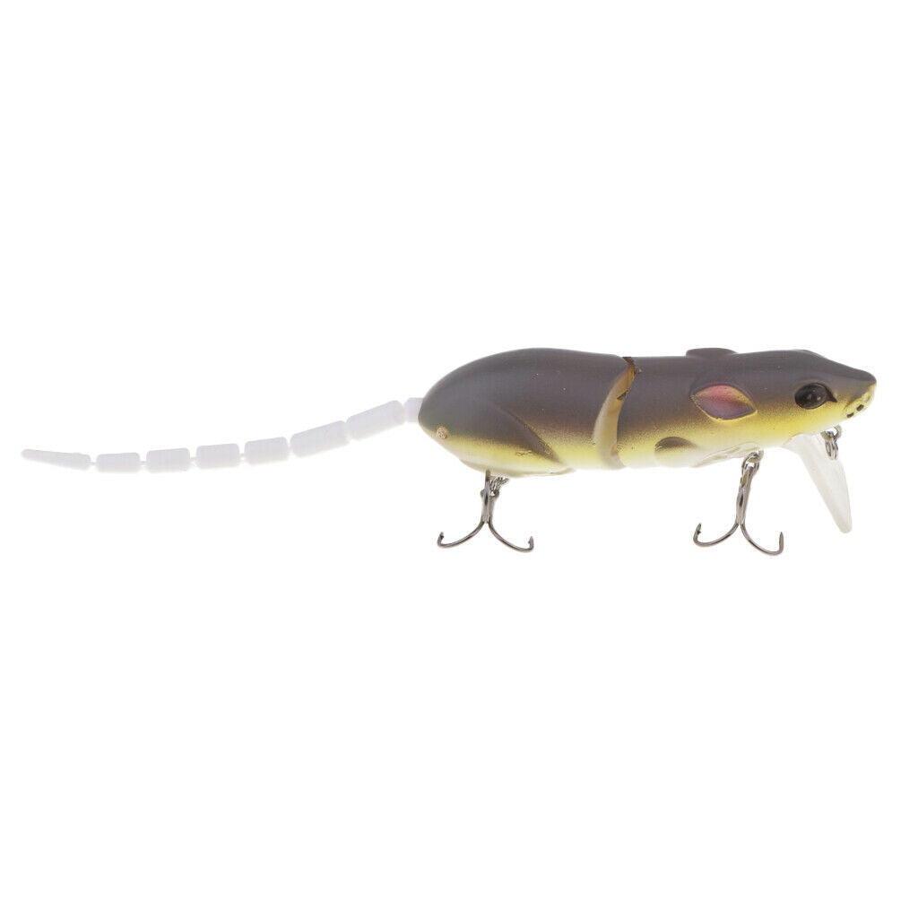 Lifelike   Multi-joint Mice Rat Lure Artificial Bait Bass Fishing 04