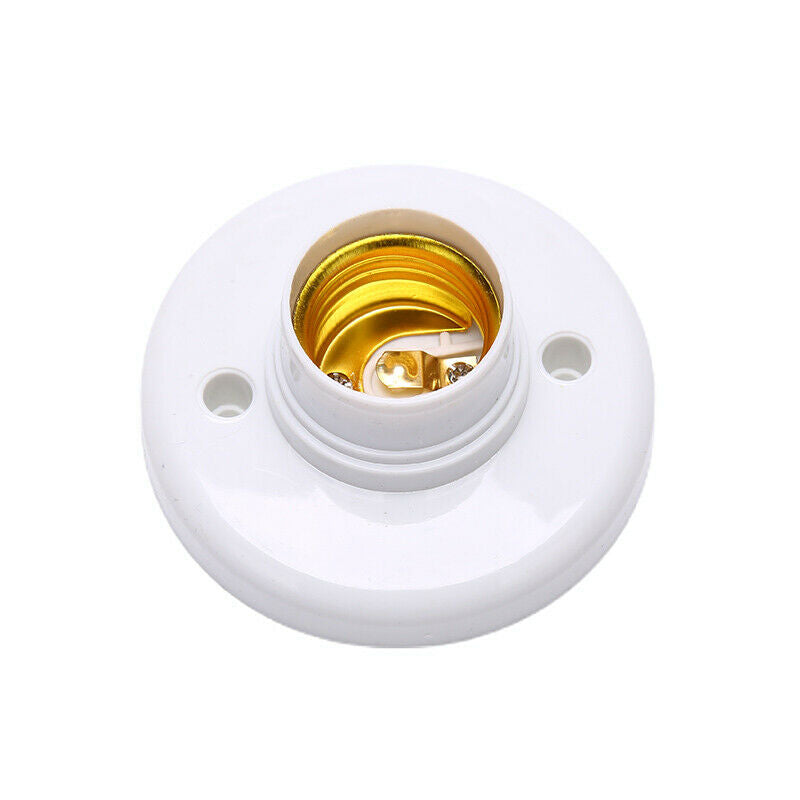 6PCS E27 Edison Screw Cap Socket Ceiling Light Bulb Holder Fixing Base St.l8