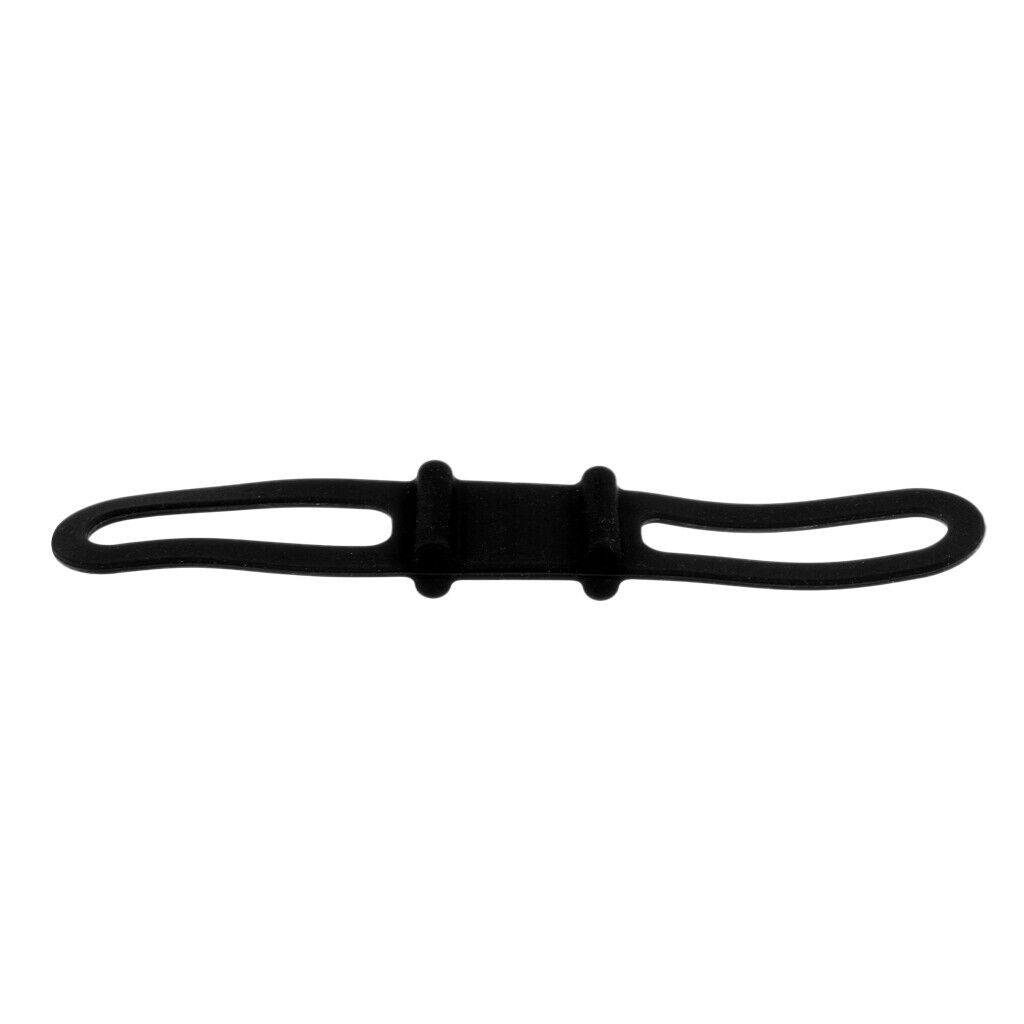 2 Bike Silicone High Elastic Band Flashlight