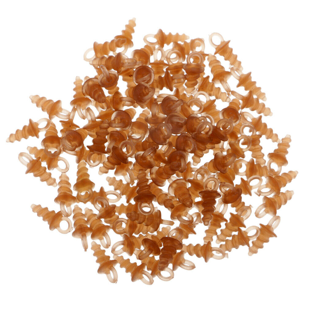 Plastic Bait Screws Carp Fishing Tackle 100pcs Per Pack Length 10mm/0.4inch