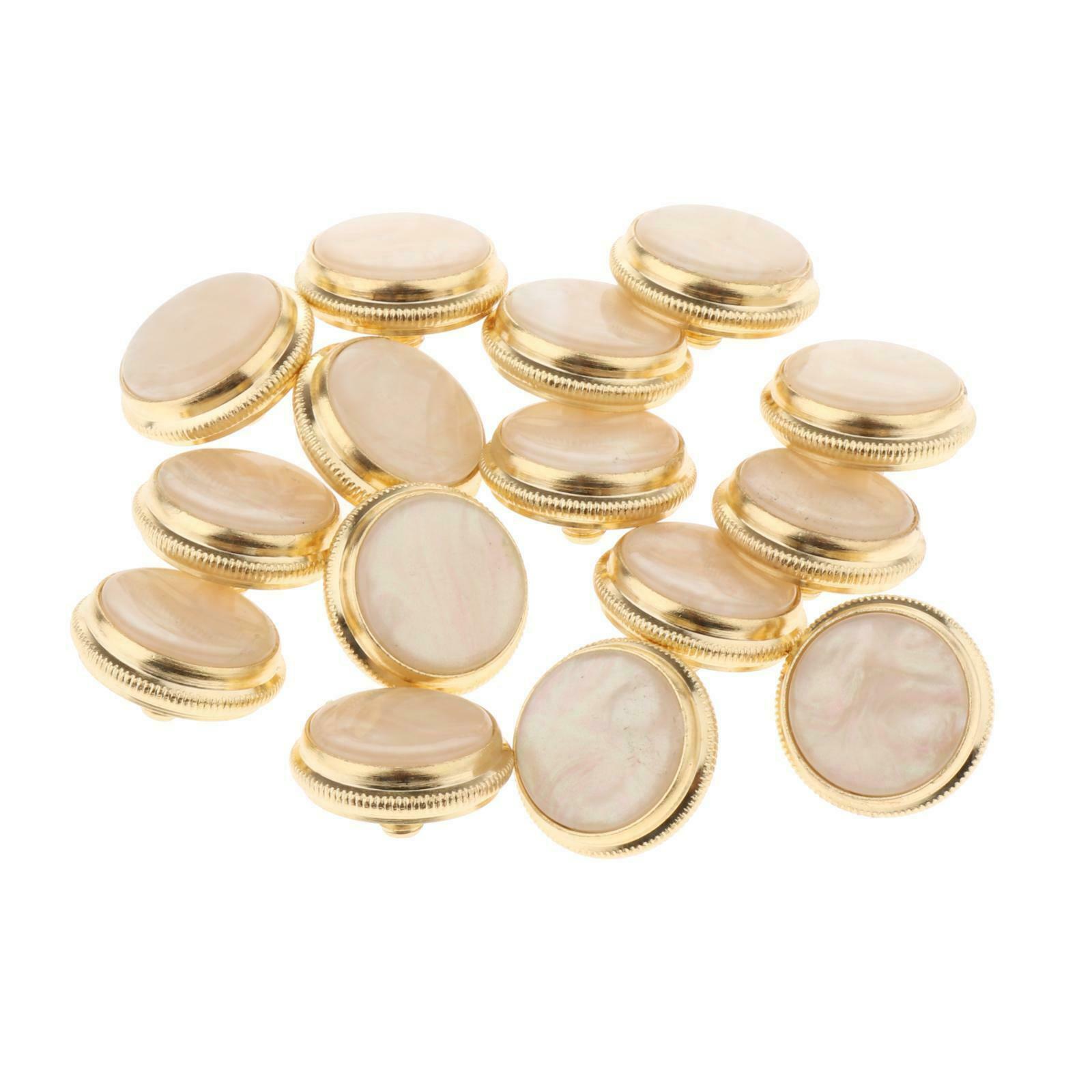 15pcs Trumpet Valve Finger Buttons Beautiful Trumpet Cover Repairing Buttons