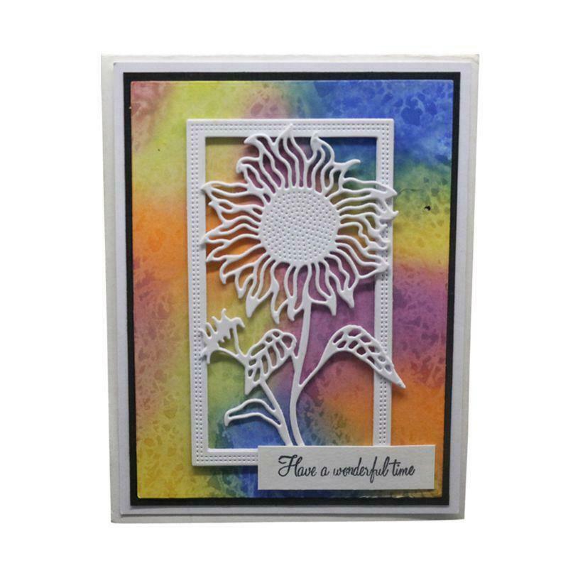 Sunflower Bottle Metal Cutting Dies Stencil Scrapbooking DIY Album Stamp Paper