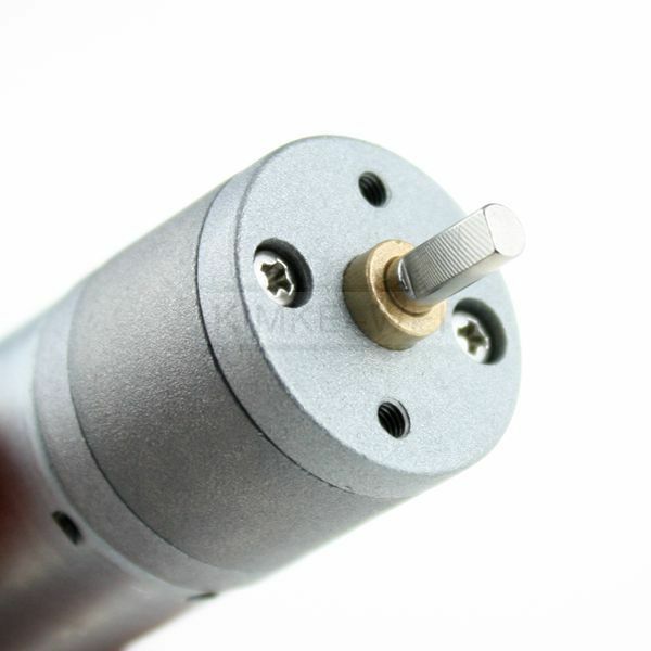 2 x 24V DC 600RPM Mini Torque Gear Box Motors Hobby