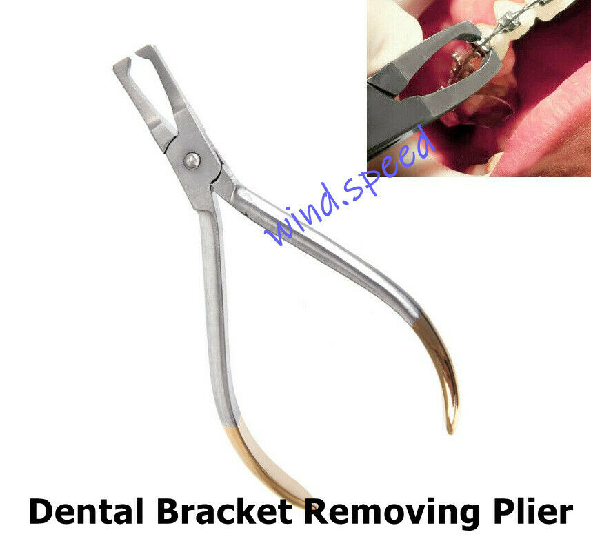 10pcs Dental Straight Bracket Removing Pliers Braces Adhesive Remover Forceps