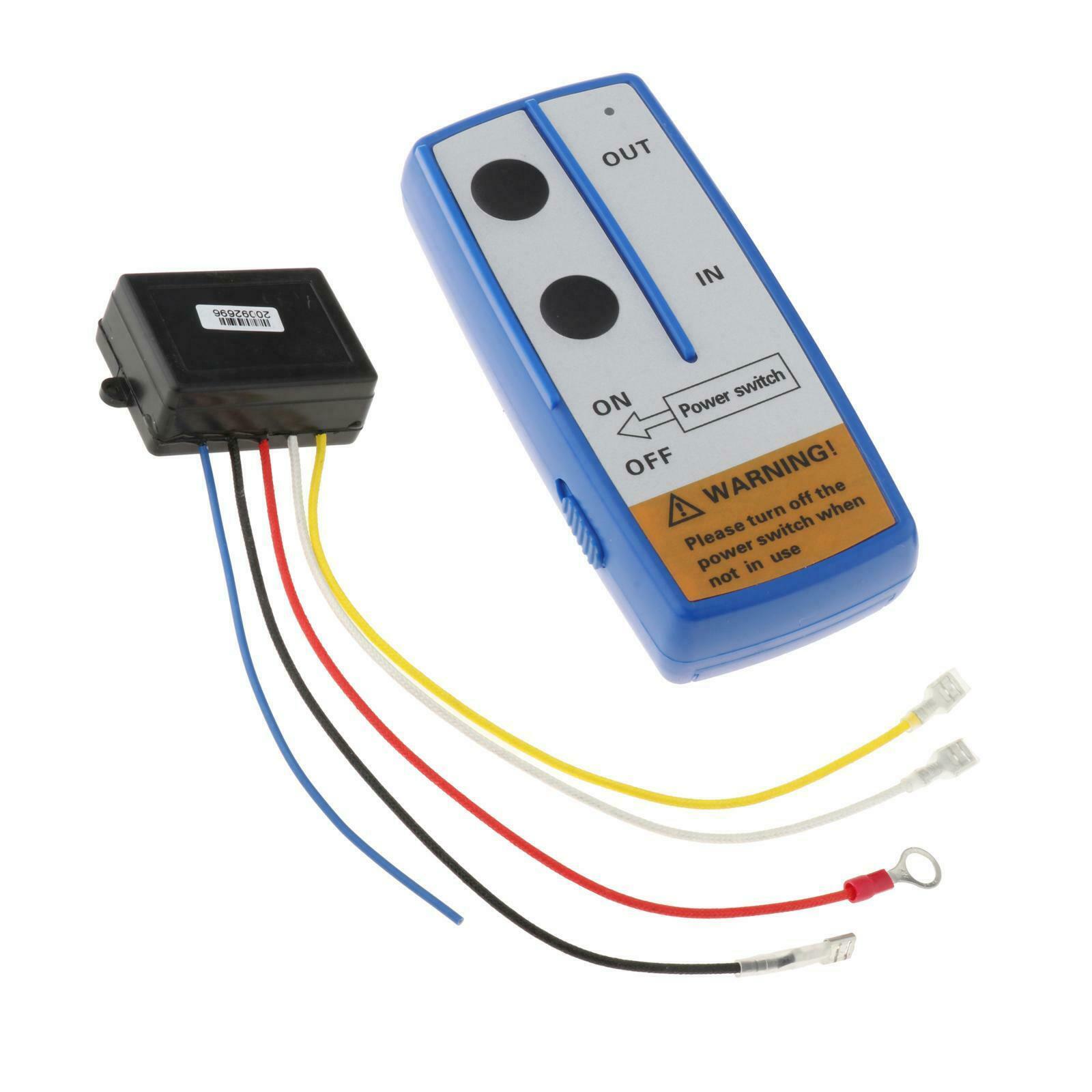 New Wireless Winch Remote Control Switch Kit For ATV Truck Easy To Use