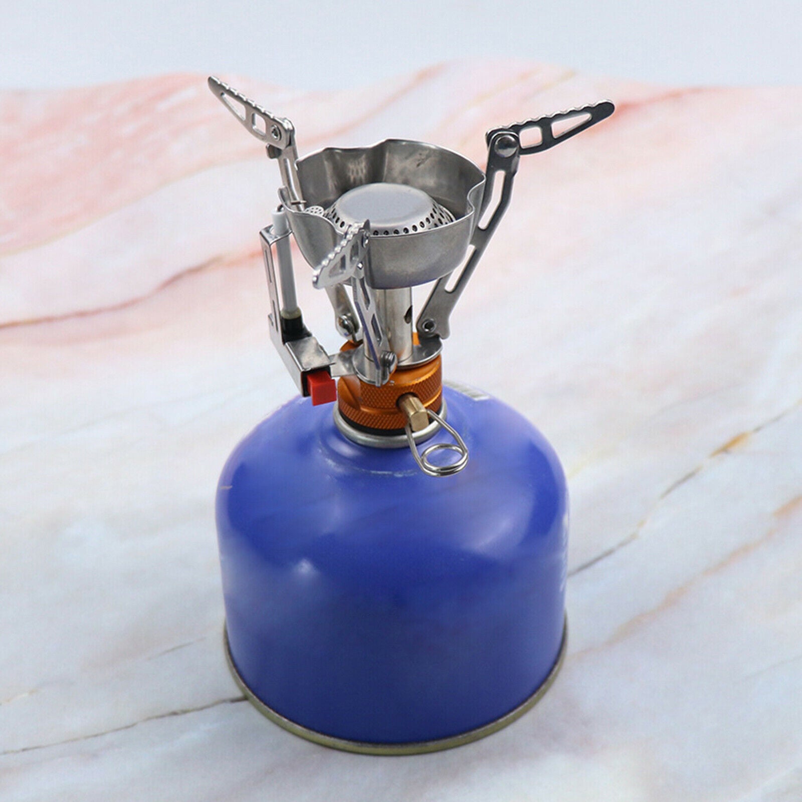 3000W Portable Gas Stove Mini Camping Stove with Stove Connector for Picnic