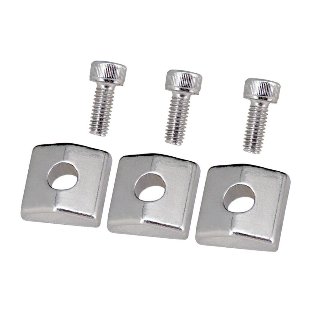 6pcs Electric Guitar Locking Nut Clamp&Screws for Tremolo Bridge Parts