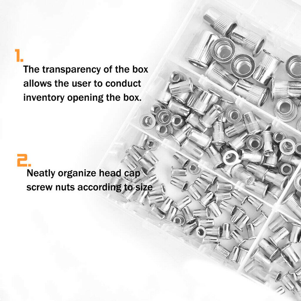 Multi-functional Rivet Nut Insert Assortment Kit Durable Easy to Install