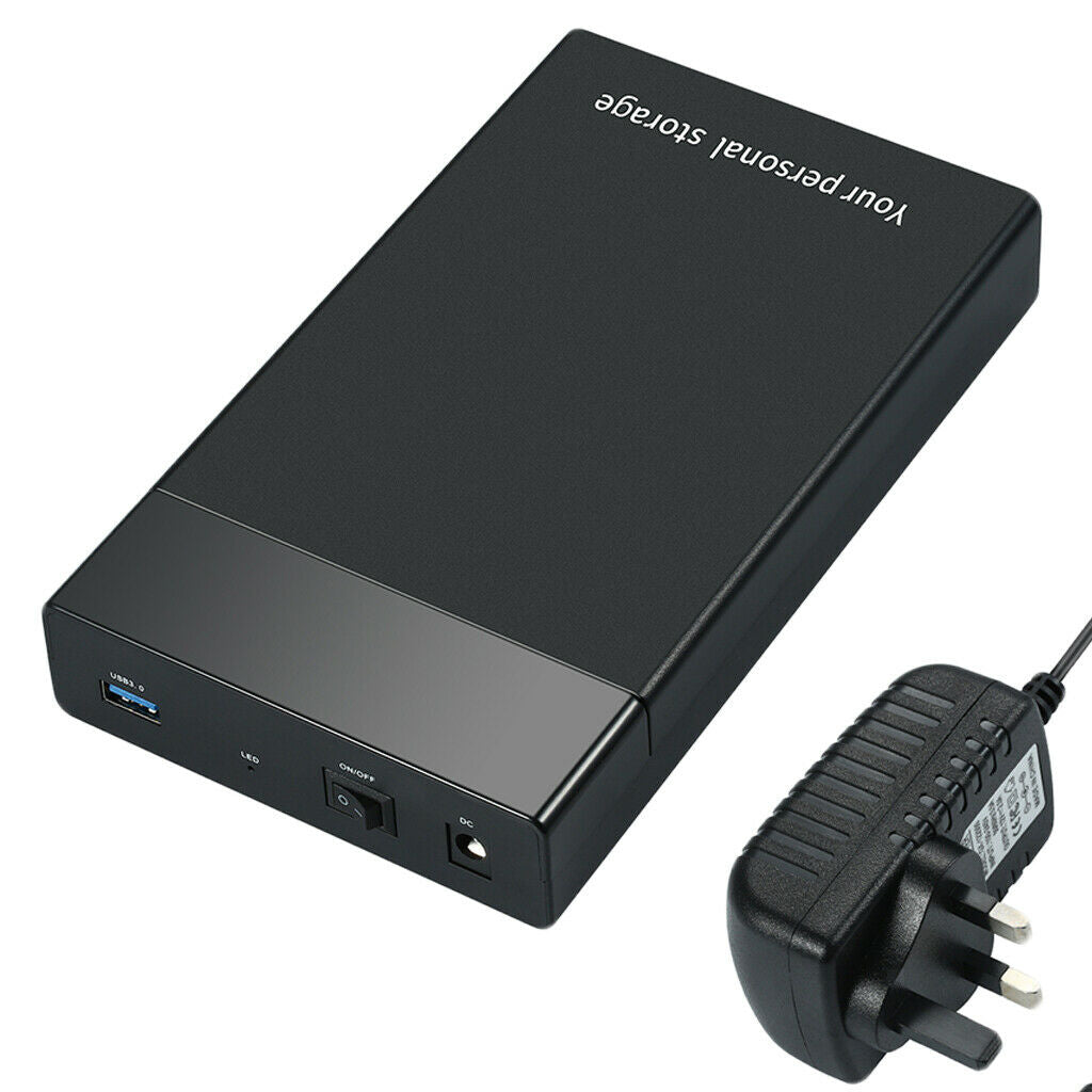 External Hard Drive Enclosure Adapter 3.2/2.5 Inch Case for HDD SSD UK