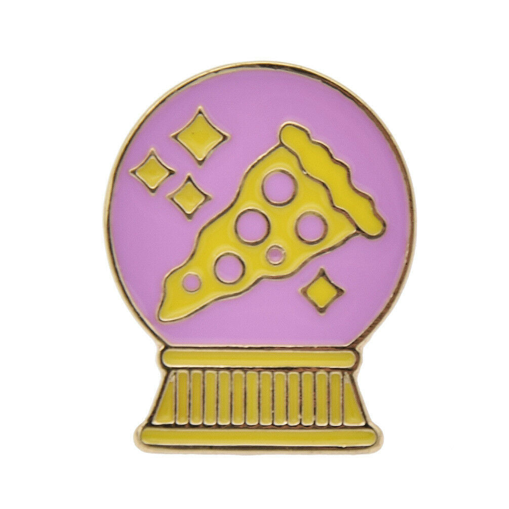 6Pcs Enamel Corsage Brooch Pin Shirt Collar Pins Retro Tape Recorder Gifts Ball