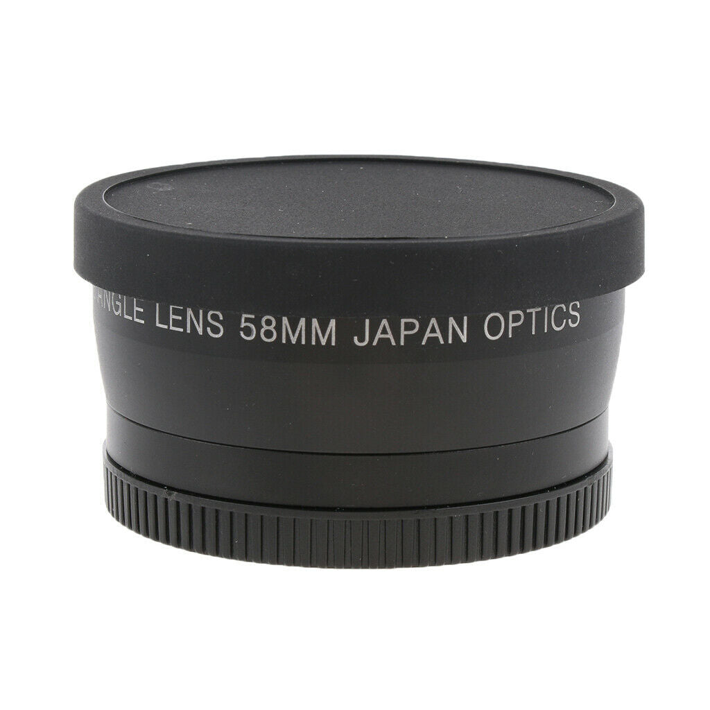 58mm 2 in 1 0.45X Wide Angle Conversion + Marco Conversion Lens, with 62mm Front