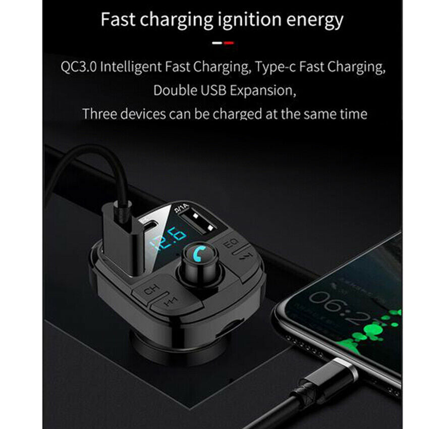 BT29 Wireless Bluetooth FM Transmitter MP3 Player LCD Car Kit Charger HandsFree