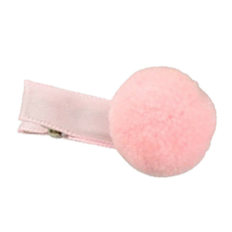 Girls Headdress Kids Hair Ball Hair Band Lovely Plush Hairpin Pink