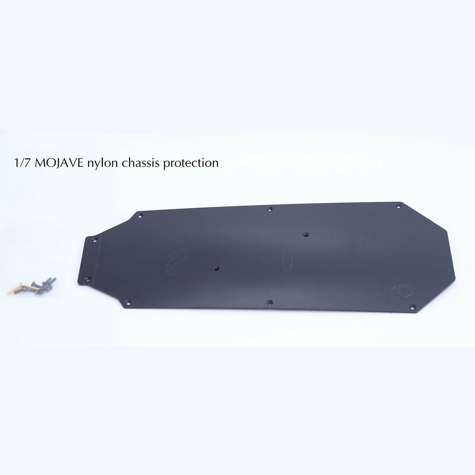 Nylon Bottom Guard Plate Chassis Armor for 1/7 ARRMA MOJAVE EXB Upgrade Part