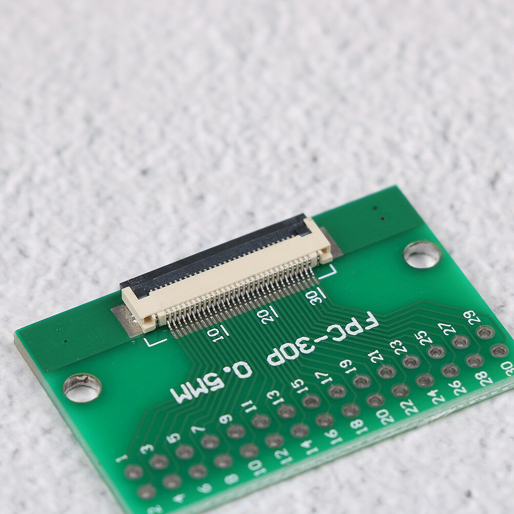 1Pcs 30 pin 0.5mm FFC FPC to 30P DIP 2.54mm PCB converter board adapter .l8