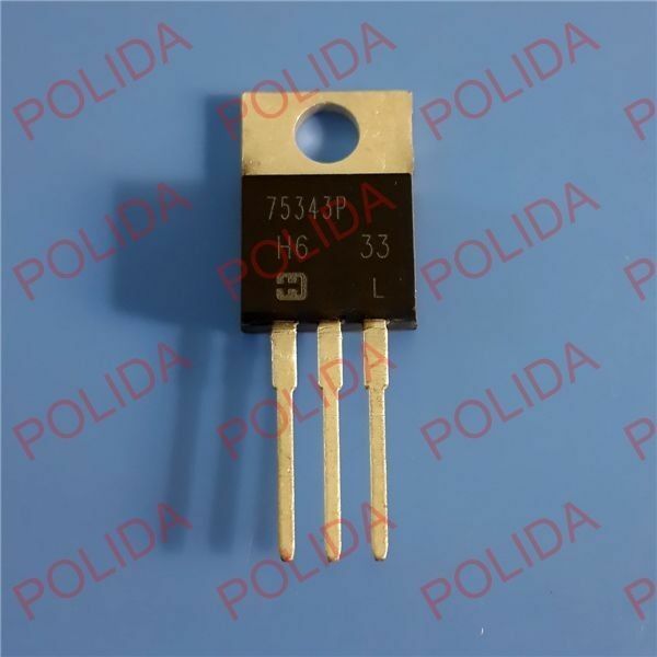 10PCS MOSFET FSC/HARRIS TO-220 HUF75343P HUF75343P3 75343P 75343P3