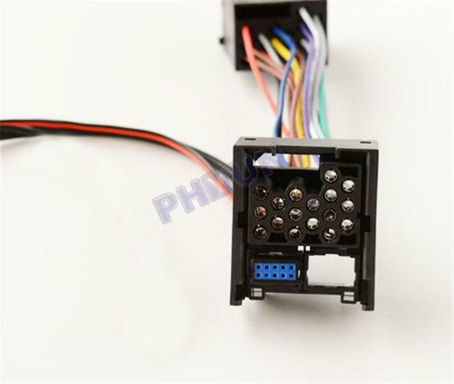 For BMW E46 3 Series Radio Bluetooth 10Pin Lossless AUX IN Audio Cable Adapter