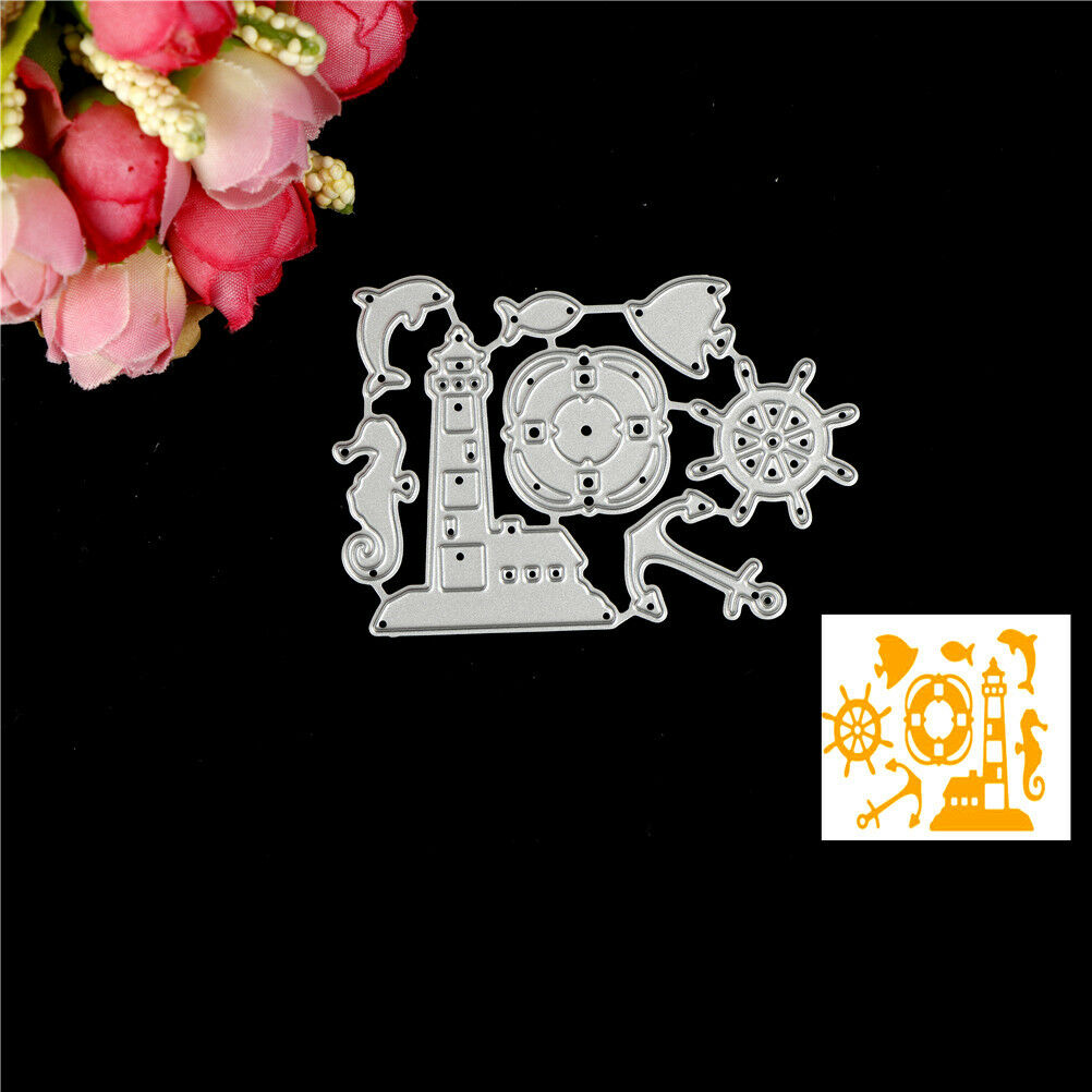 Ocean Rudder Design Metal Cutting Die For DIY Scrapbooking Album PaperCard.l8