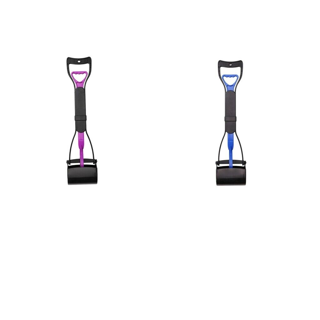 2pcs Portable Dog Poop Scooper Pet Litter Cleaning Tools For Medium Dogs