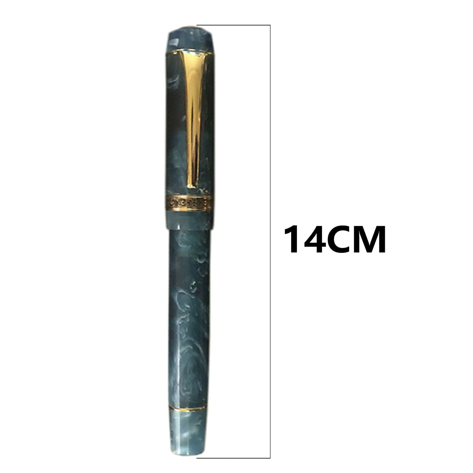 Fountain Pen Golden Clip Writing for Signature Colleague Supplies Blue