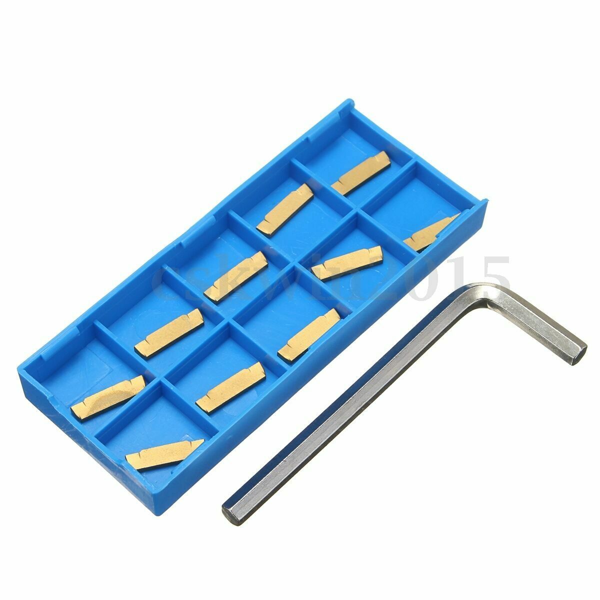 10pcs MGMN200 2mm Carbide Inserts + MGEHR2020-2 CNC Grooving Cut-Off`Tool Holder