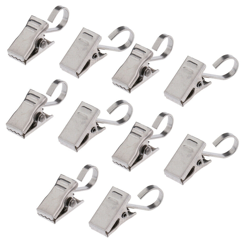 10 pieces curtain hooks Curtain hooks with clips
