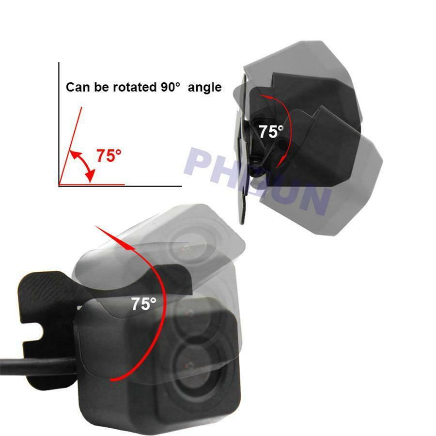 1 Set Mini Auto Vehicle Front/Side/Rear View Reverse Camera + Conversion Line