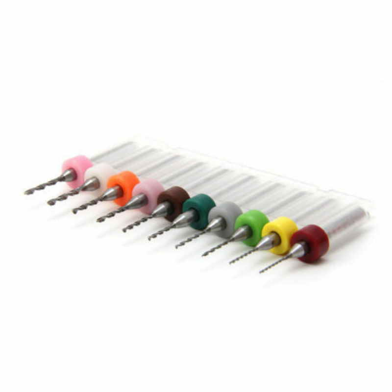 10pcs 0.6-1.5mm PCB Print Circuit Board Carbide Mini Micro Drill Bits