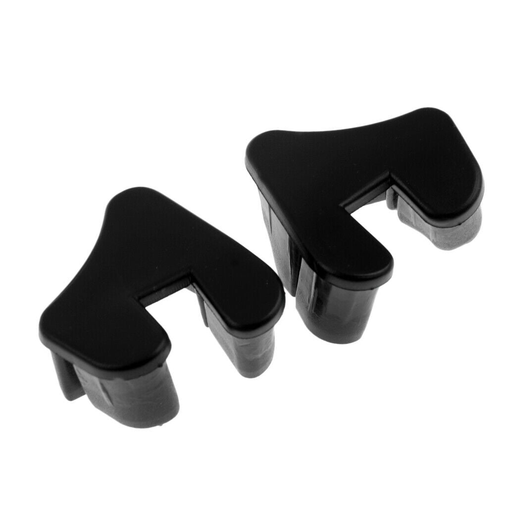 2Pcs PVC Black End   Bottom Sub for Fishing Boats Rubber Dinghy Accessory