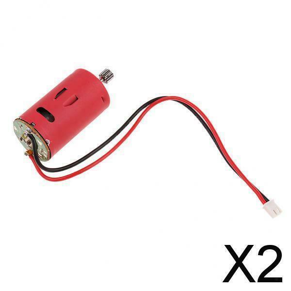 2X Heng Long 3938-1 RC Tank Motor Leopard 2 A6 1/16 Spare Part  Red