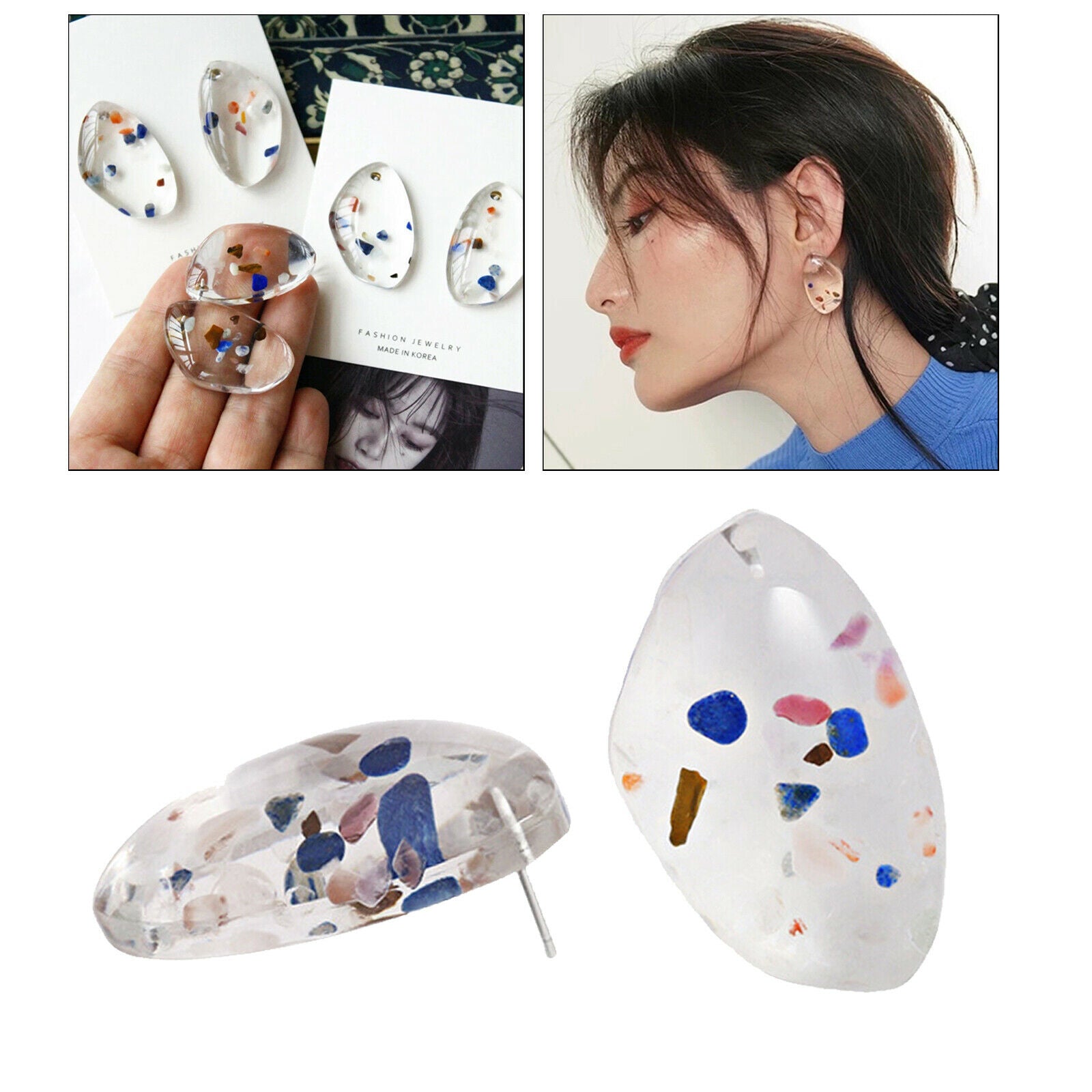 Hyperbole Women Earrings Ear Studs Personality Wedding Party Jewelry Gift
