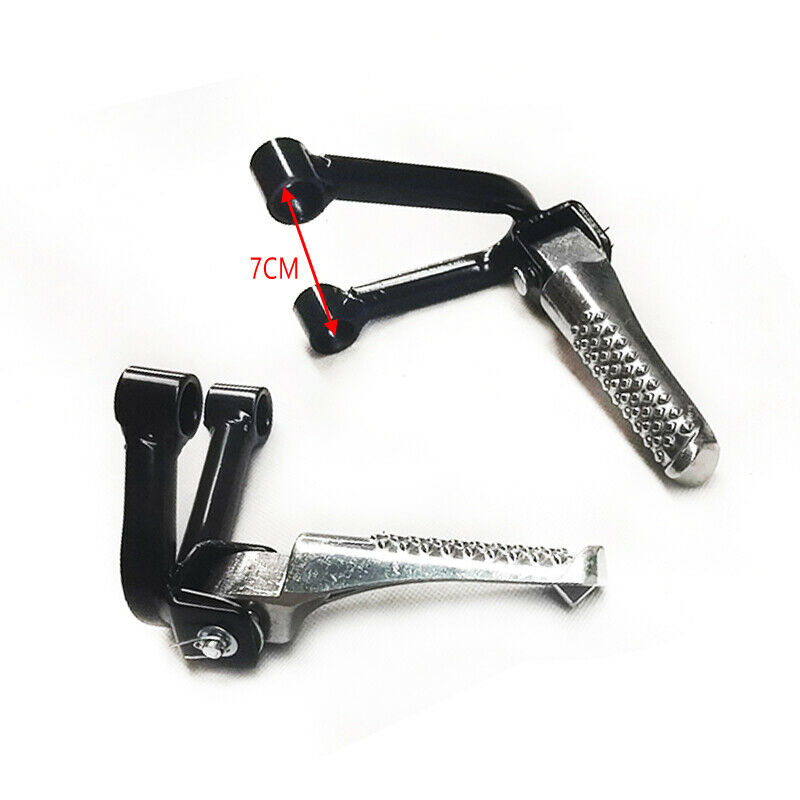 Motorcycle Cross-country Rear Passenger Foot Pegs Pedal Bracket Stand Set Refit