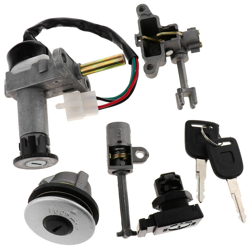 Fuel Tank Cap Lock Electric Door Lock Throttle Lock for Yamaha ZY125T