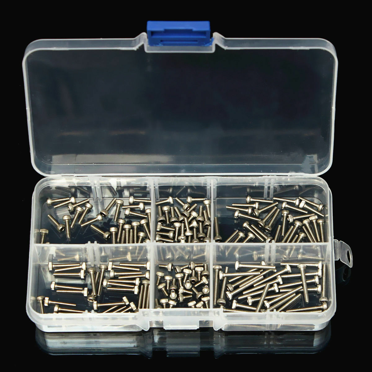 M2 Stainless Steel Hex Socket Head Cap Screw Kit Box Accessories M2×16mm180PCS