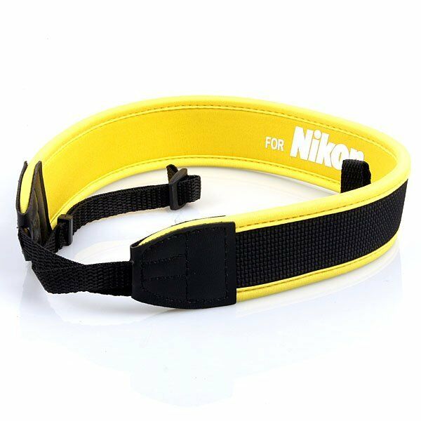 Neoprene Neck Strap for All Nikon Canon Sony Fuji Pentax Digital SLR DSLR Camera