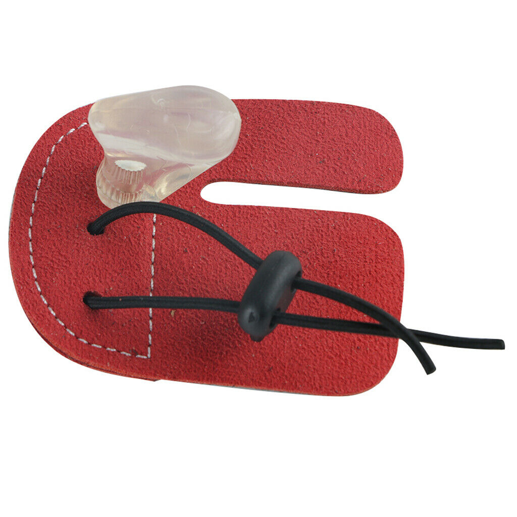 Super Fiber Finger Protection Pad Finger Protector Archery Accessories Brown