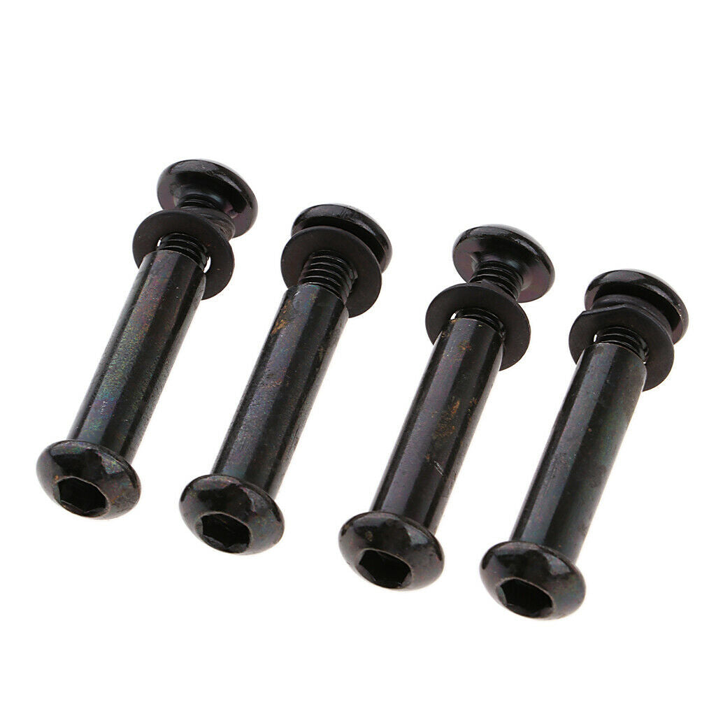 4pcs M5 Motorcycle ATV UTV 45mm Rear View Side Mirror Mounting Screws Bolts