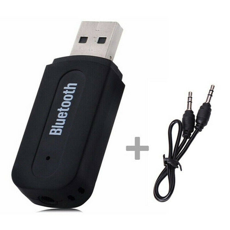 Bluetooth Receiver 3.5mm Aux Car Adaptor Handsfree Wireless Phone Music U.l8