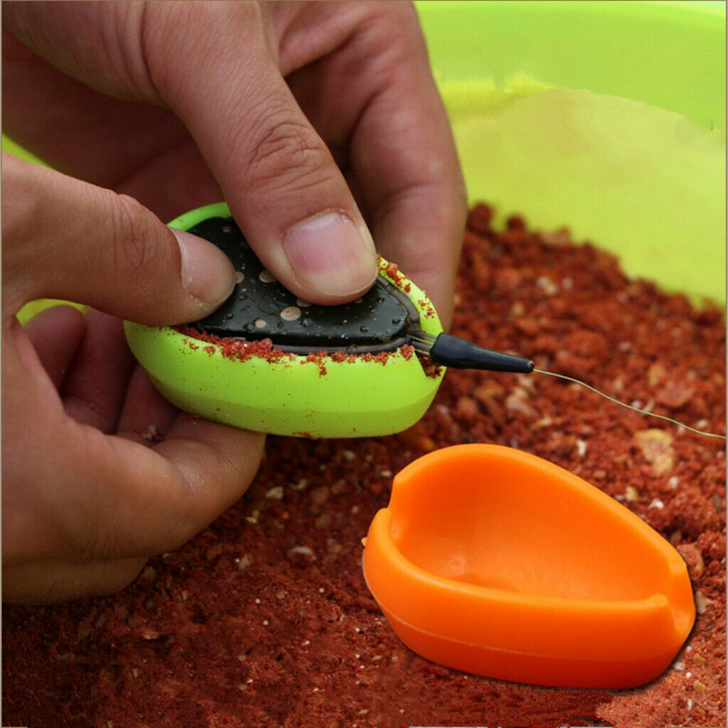 Quick Release Method Mould In-line Feeder Bait Mould Orange