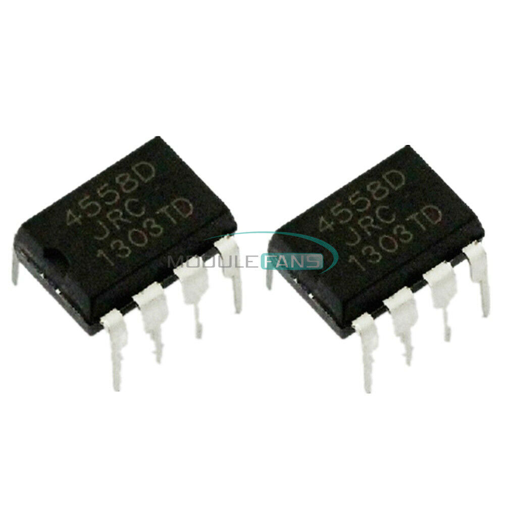 20PCS JRC 4558D JRC4558D DIP 8 OPAMP OP AMPS CHIP IC Low Power TS808 TS9
