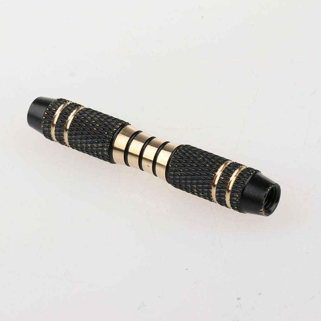 12 Pieces 16 Grams Copper Dart Replacement Barrels Shafts Grip Black