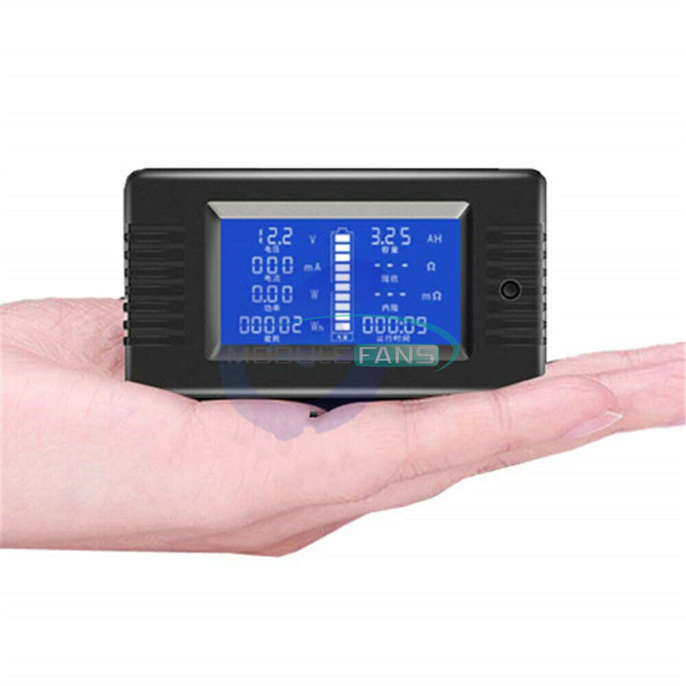 PZEM-015 Battery Tester Monitor DCVoltage Current Power Capacity Table+50A Shunt