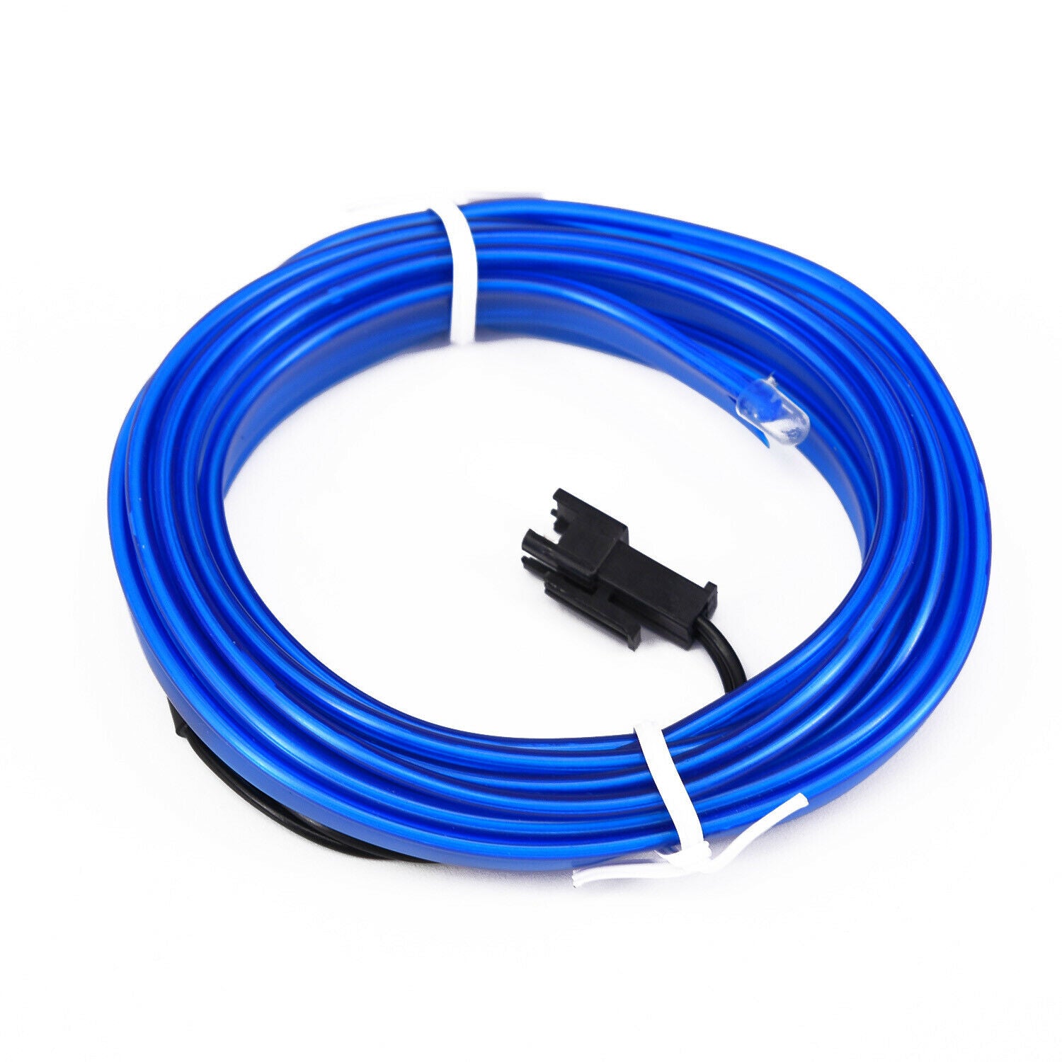 2M  BLUE EL-Wire Car Interior Unique Decor Fluorescent Strip Neon Cold light