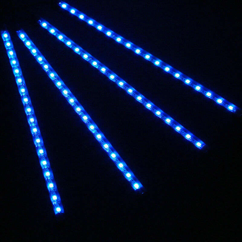 Car RGB 18LED Light Strip Interior Atmosphere Neon Lamp Remote Control MutiColor