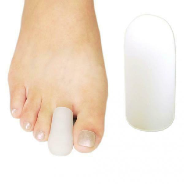 Unisex Soft Gel Toe Caps Protectors Pads Covers for Ingrown Toenails 4x1.8cm