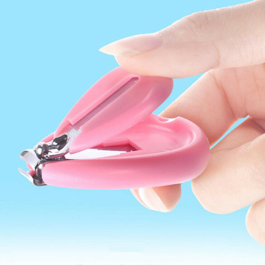 Cute cartoon stainless steel nail clippers kids baby grooming kit