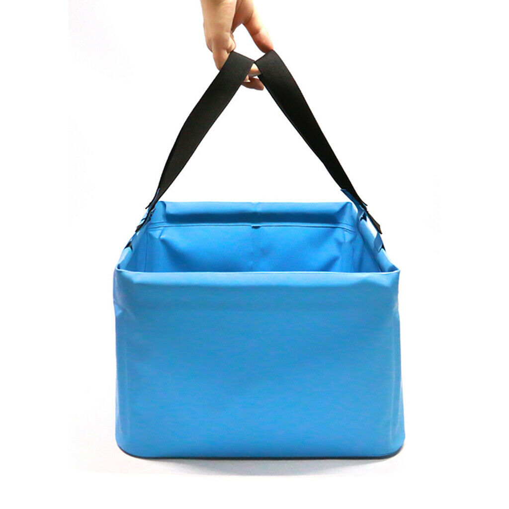 18L Folding Bucket Water Container Wash Basin for Camping Traveling Fishing