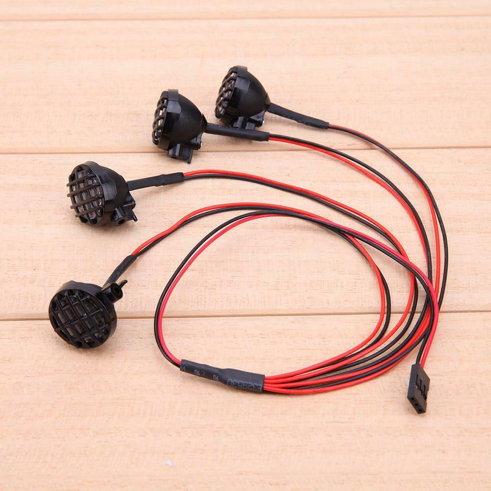 4LED White Lights with Lampshade for 1:10 Traxxas HSP Redcat RC Crawler Car @
