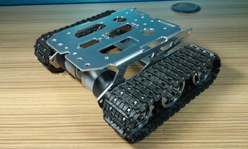 Educational Competition Metal Robot Tank Crawler Chassis For DIY Hobbyist